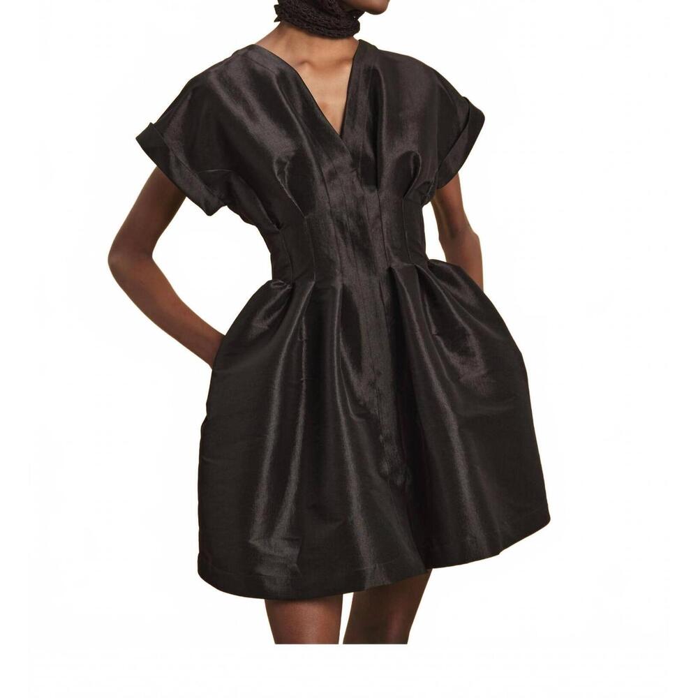 NEW KIKA VARGAS billie dress in black